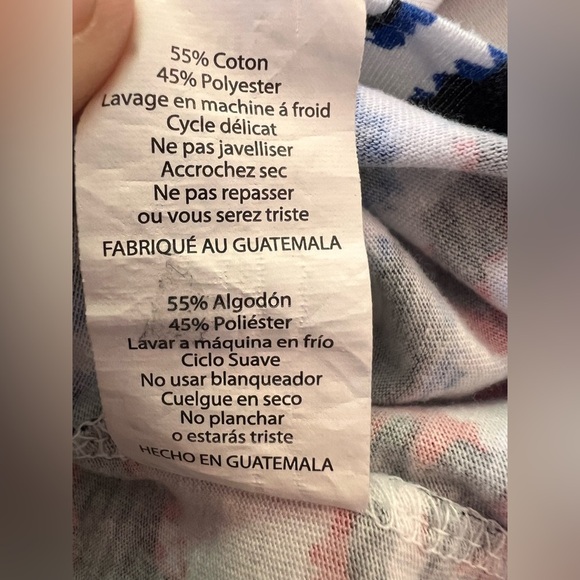 LuLaRoe T Shirt Mens Sz Medium Pullover Crew Neck Short Sleeve Multicolor unisex - Picture 4 of 6